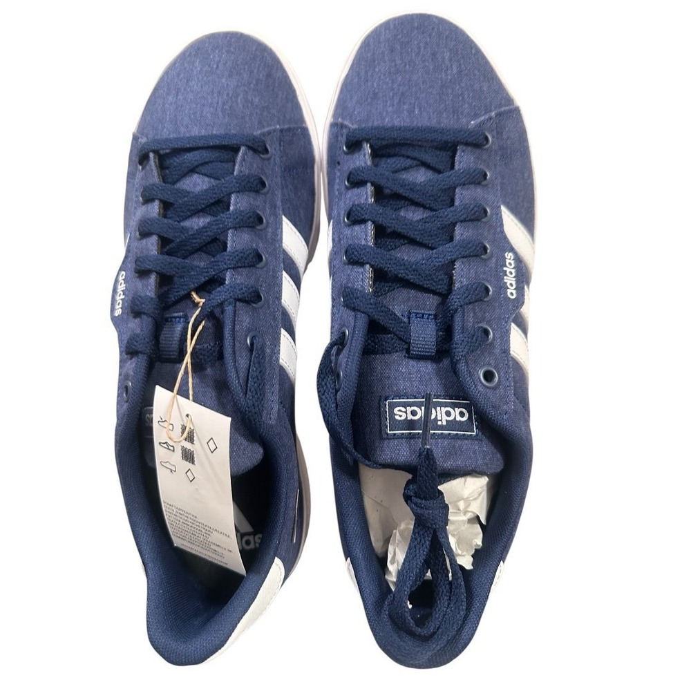 Adidas Daily 3.0 Men's Athletic Sneaker Running Shoe Navy Blue Footwear NEW